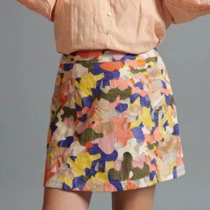 Anthro Maeve Sigourney Mini Skirt
